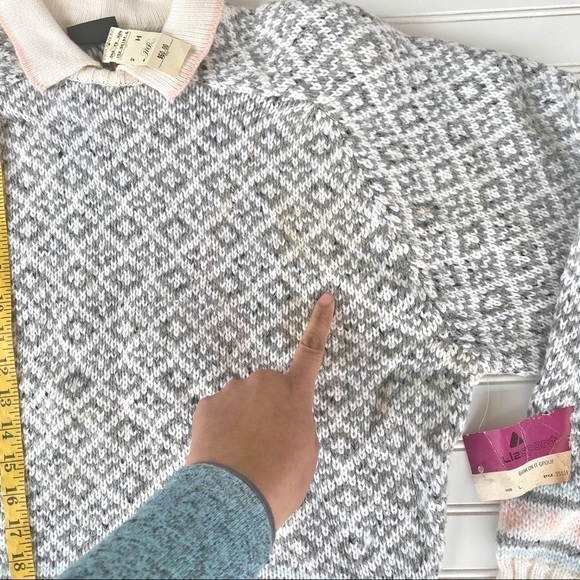 Vintage New with tag Liz Sport knit sweate… - Picture 11 of 11